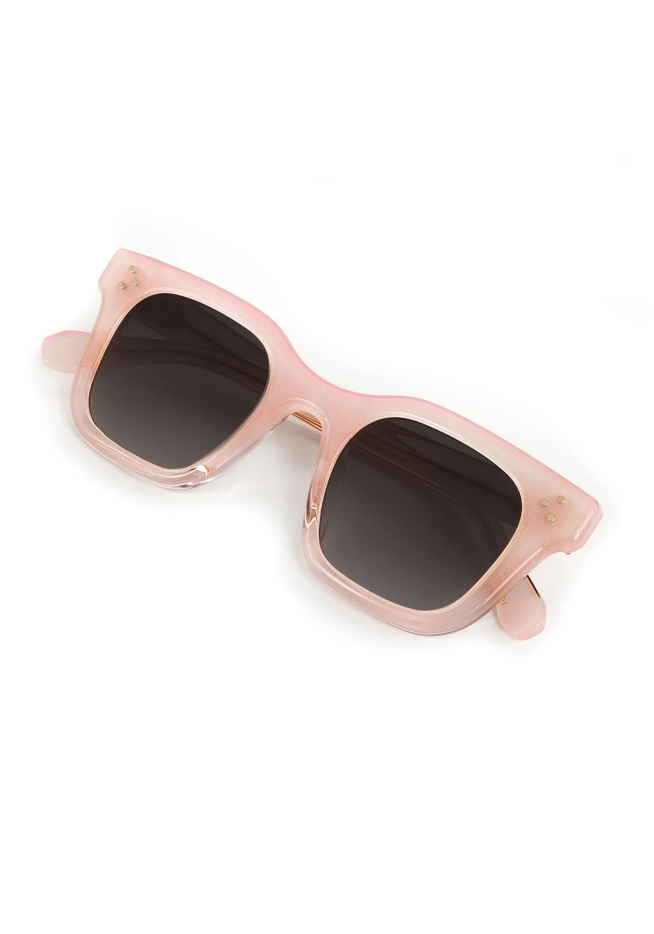 Celeste Sparkling Rose Sunglasses folded
