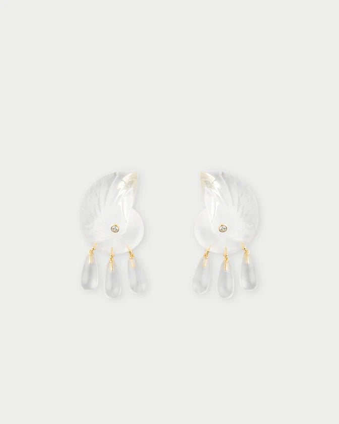 Comporta Earrings front view on white background