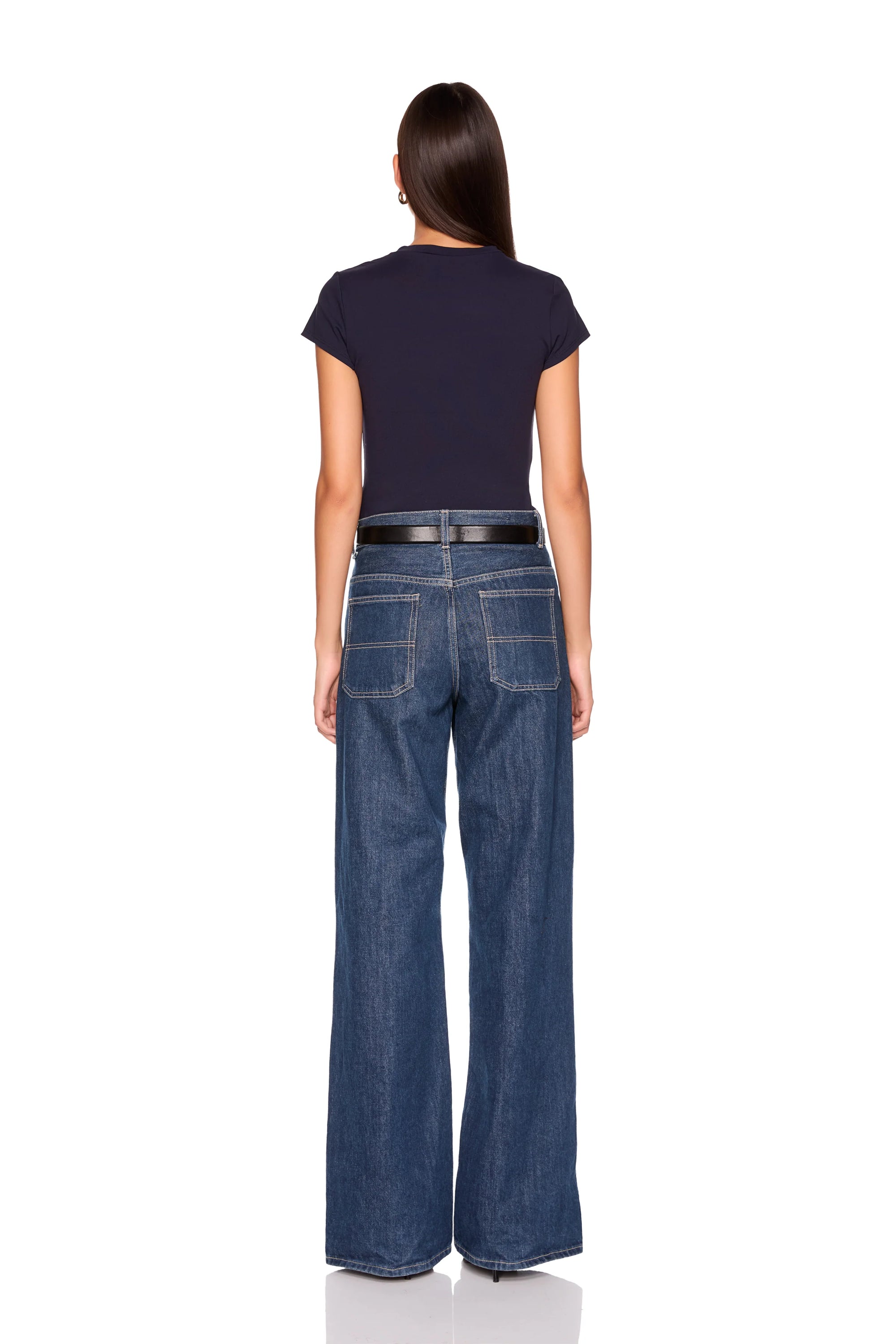 Crew Short Sleeve Tee full body back