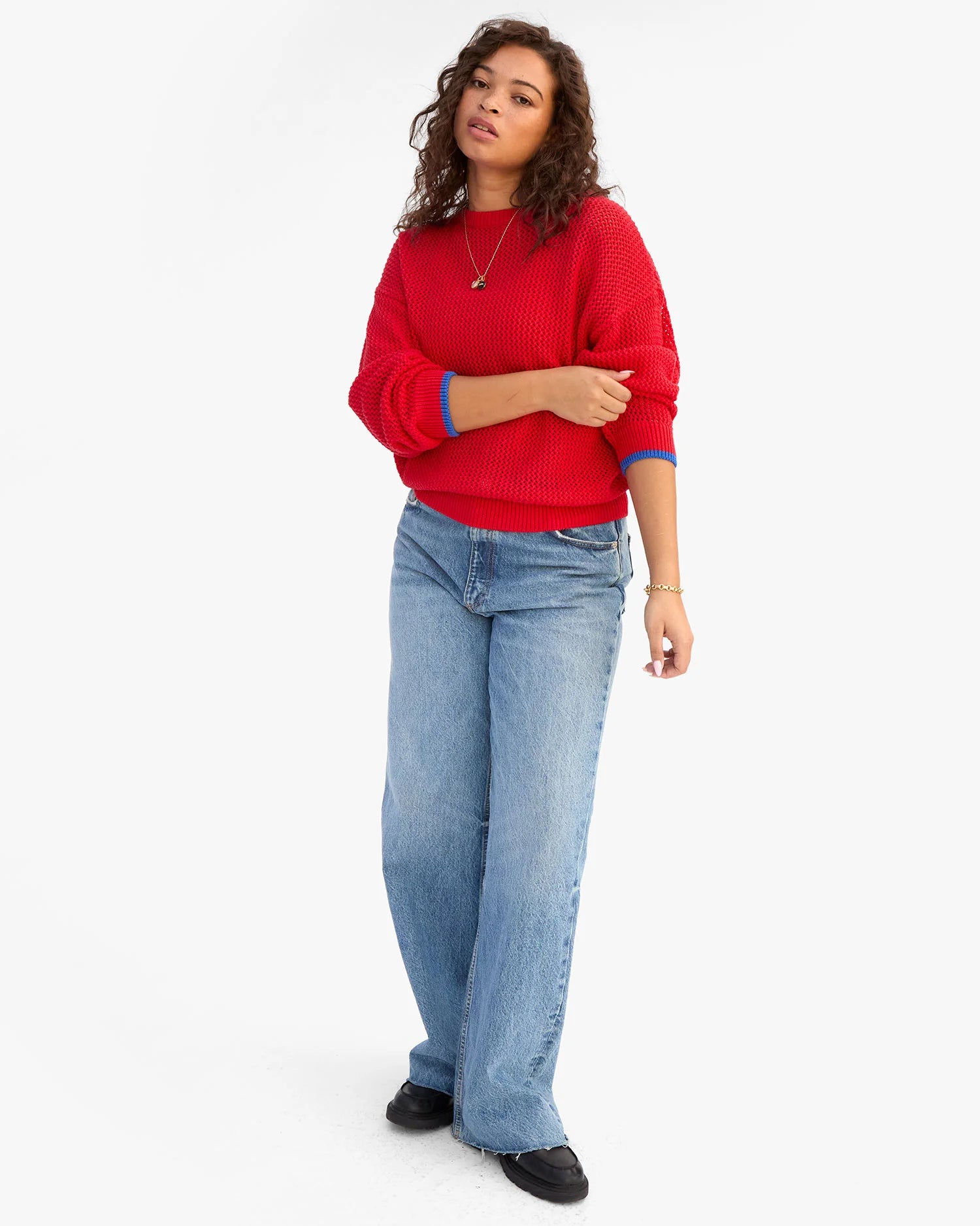 Corinne Pullover full body front view