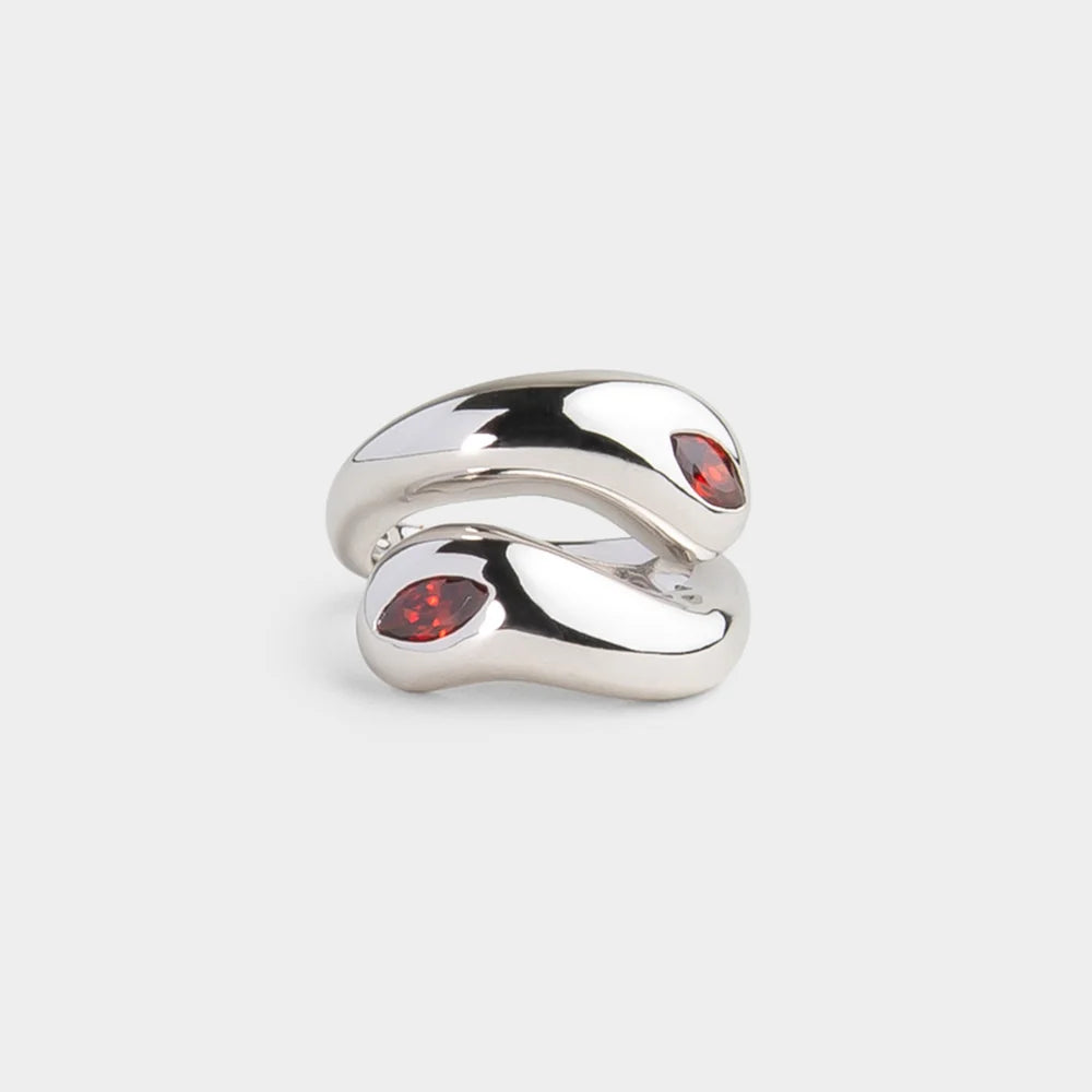 Cosimo Pinky Ring Garnet Size 4