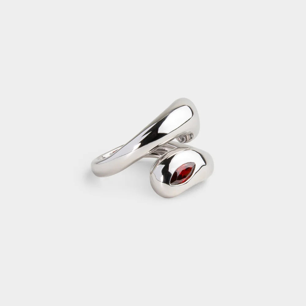 Cosimo Pinky Ring Garnet Size 4