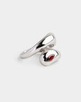 Cosimo Pinky Ring Garnet Size 4