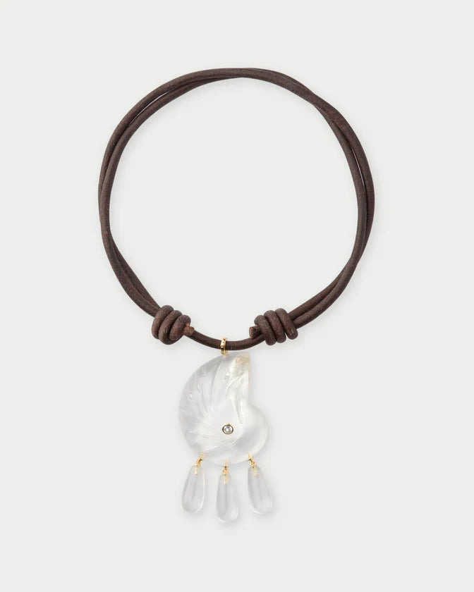 Cova Necklace front view on white background