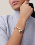 Padlock Heart Chain Bracelet