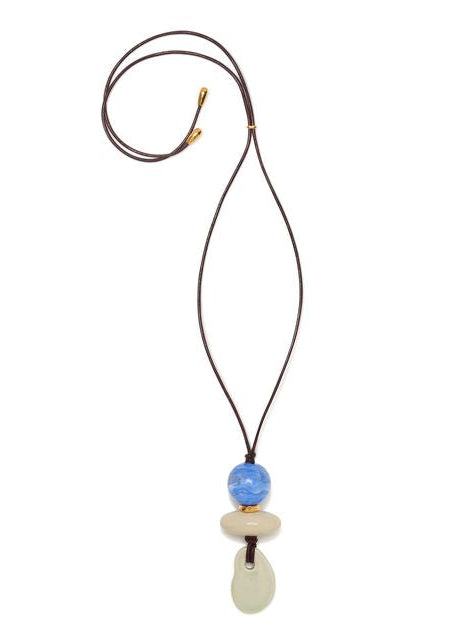 Museo Cord II Necklace in Sea by itself