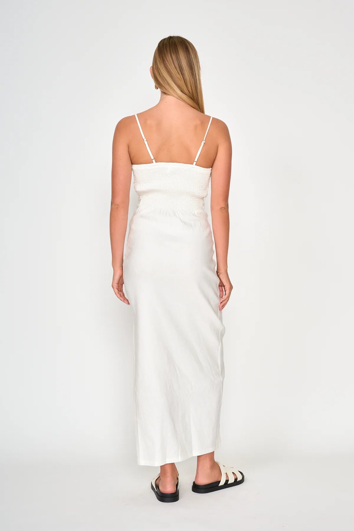 Avalon Dress back view on model