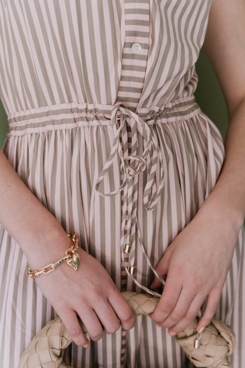 Jenny Bird Padlock Heart Chain Bracelet front