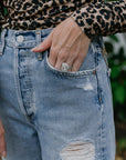 Agolde 90s Distressed Jean detail
