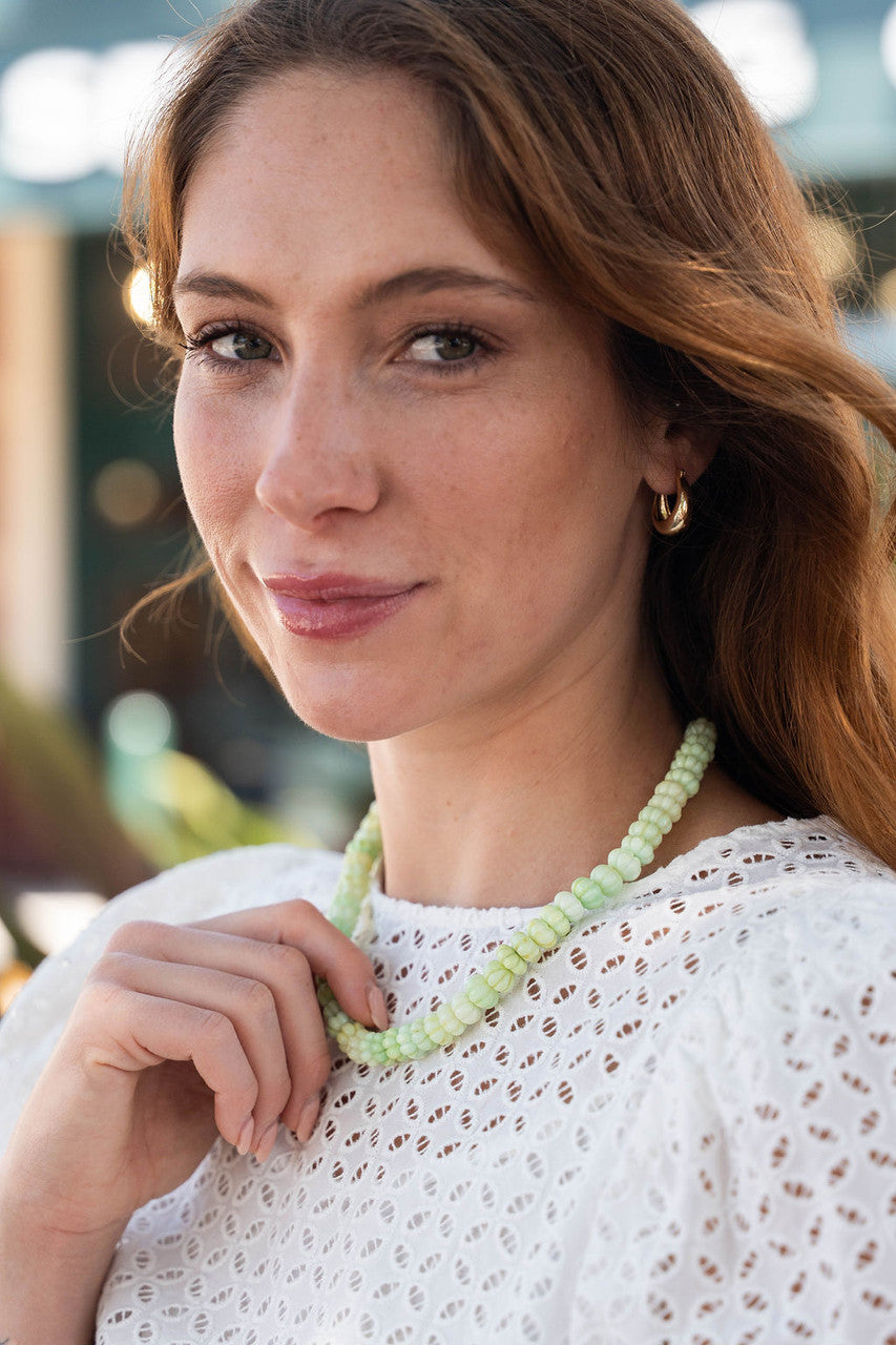 Mignonne Gavigan Carved Opal Strand from afar