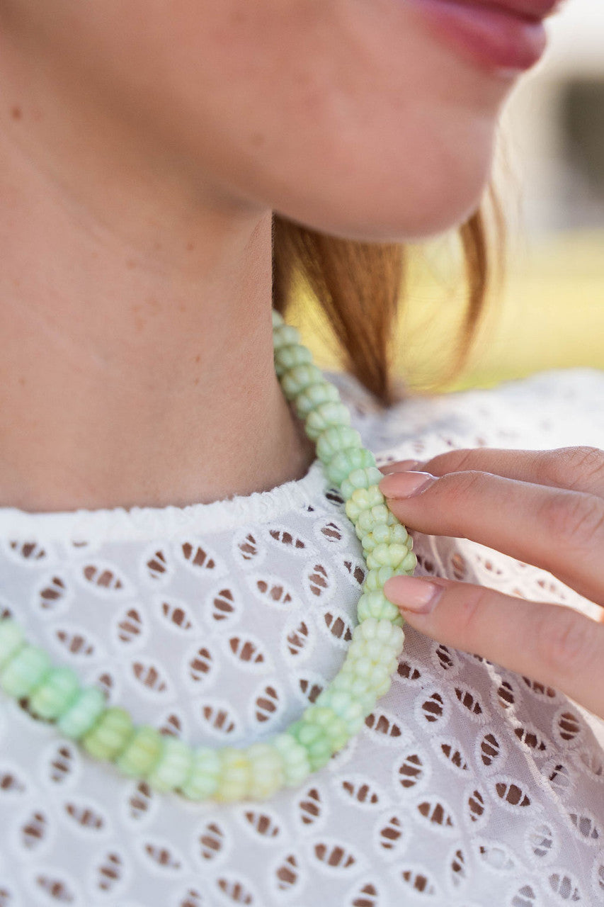 Mignonne Gavigan Carved Opal Strand close up