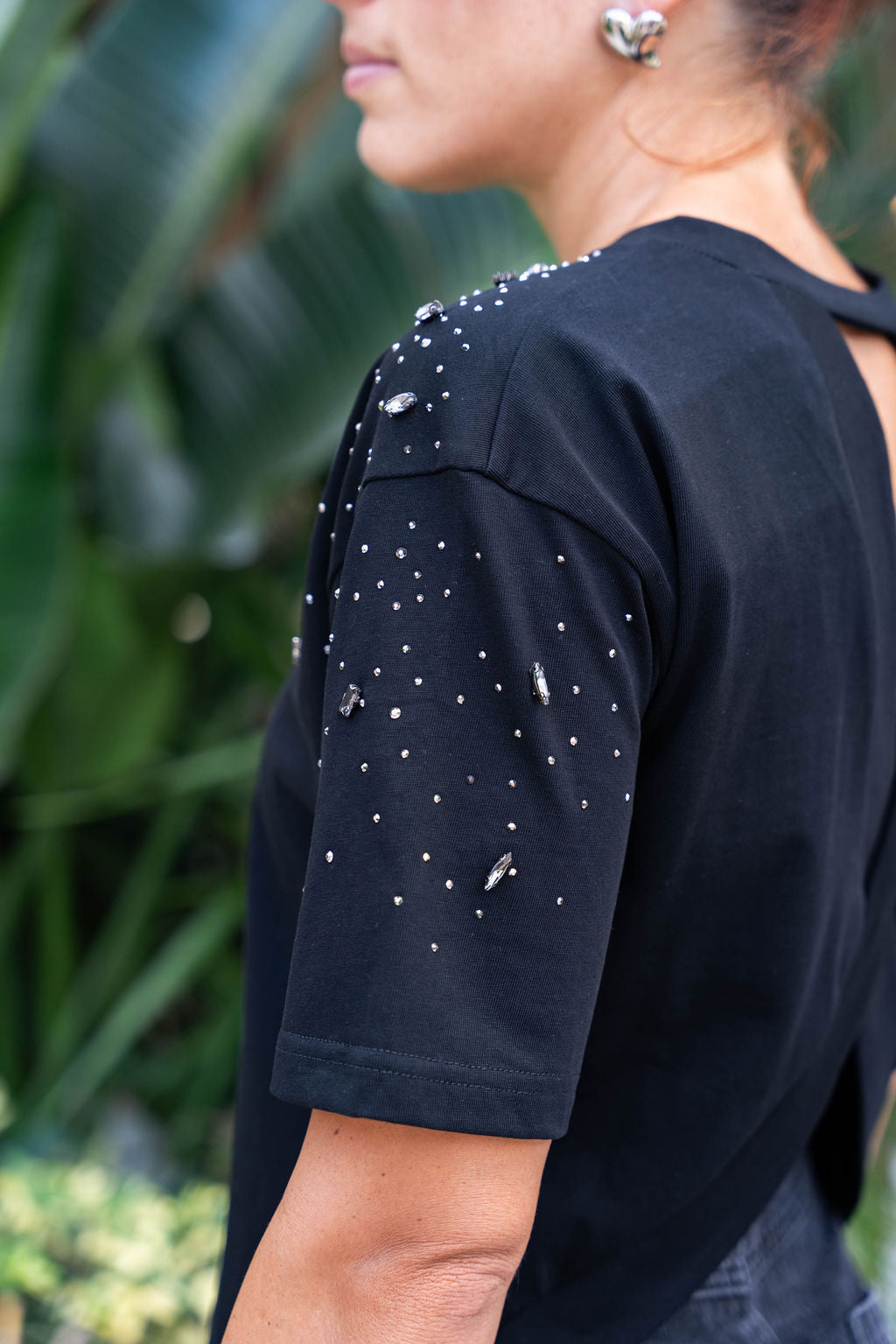 Martisy Open Back Tee shoulder detail