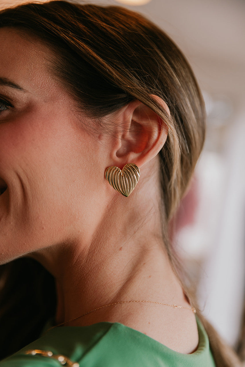 Jennifer Zeuner Luba Earrings on ear