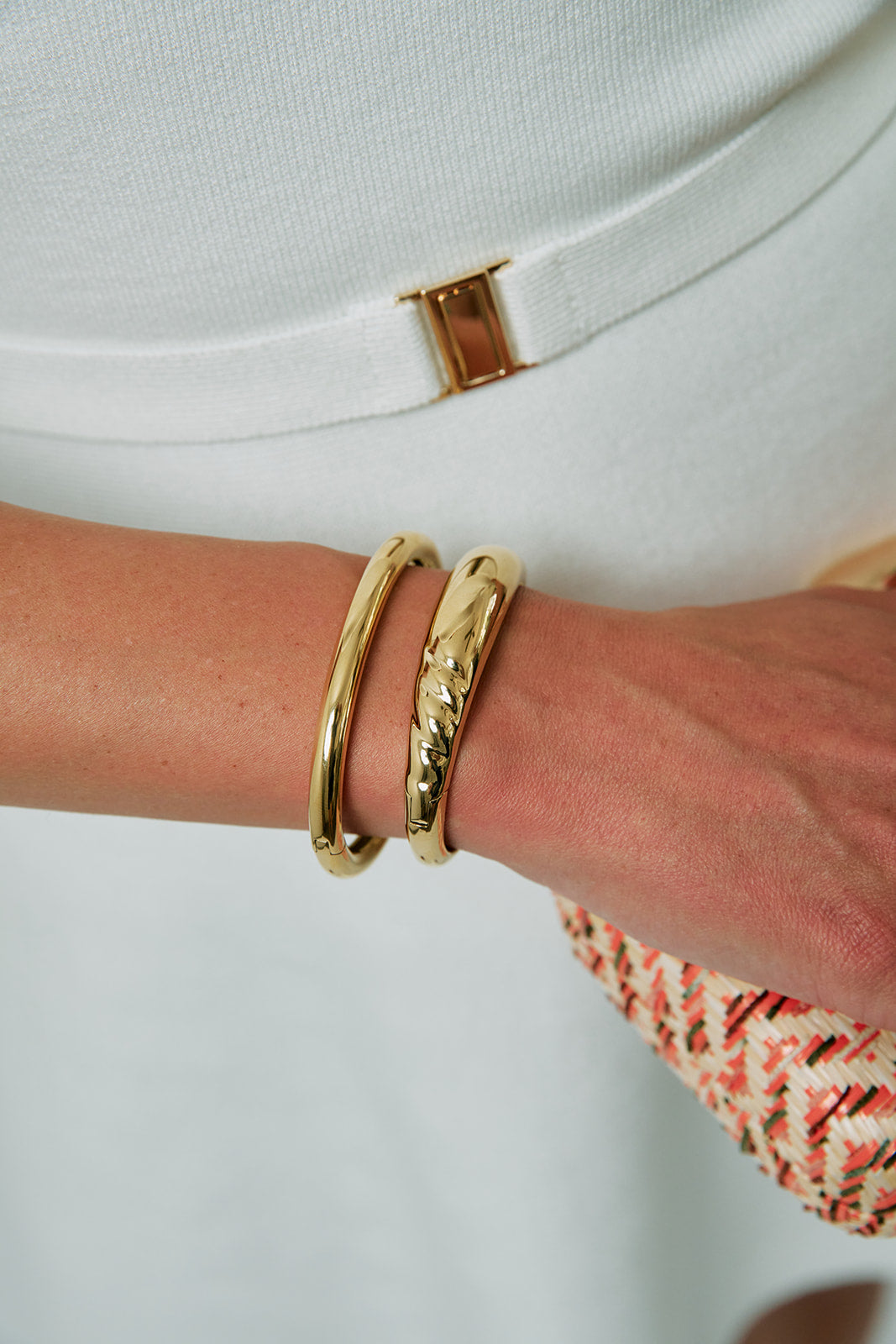Nelle Bangle with gia bangle