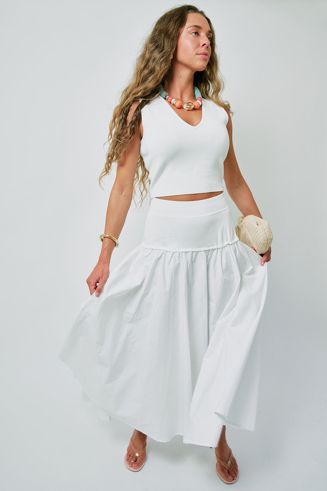 Saira Knit Set full body front