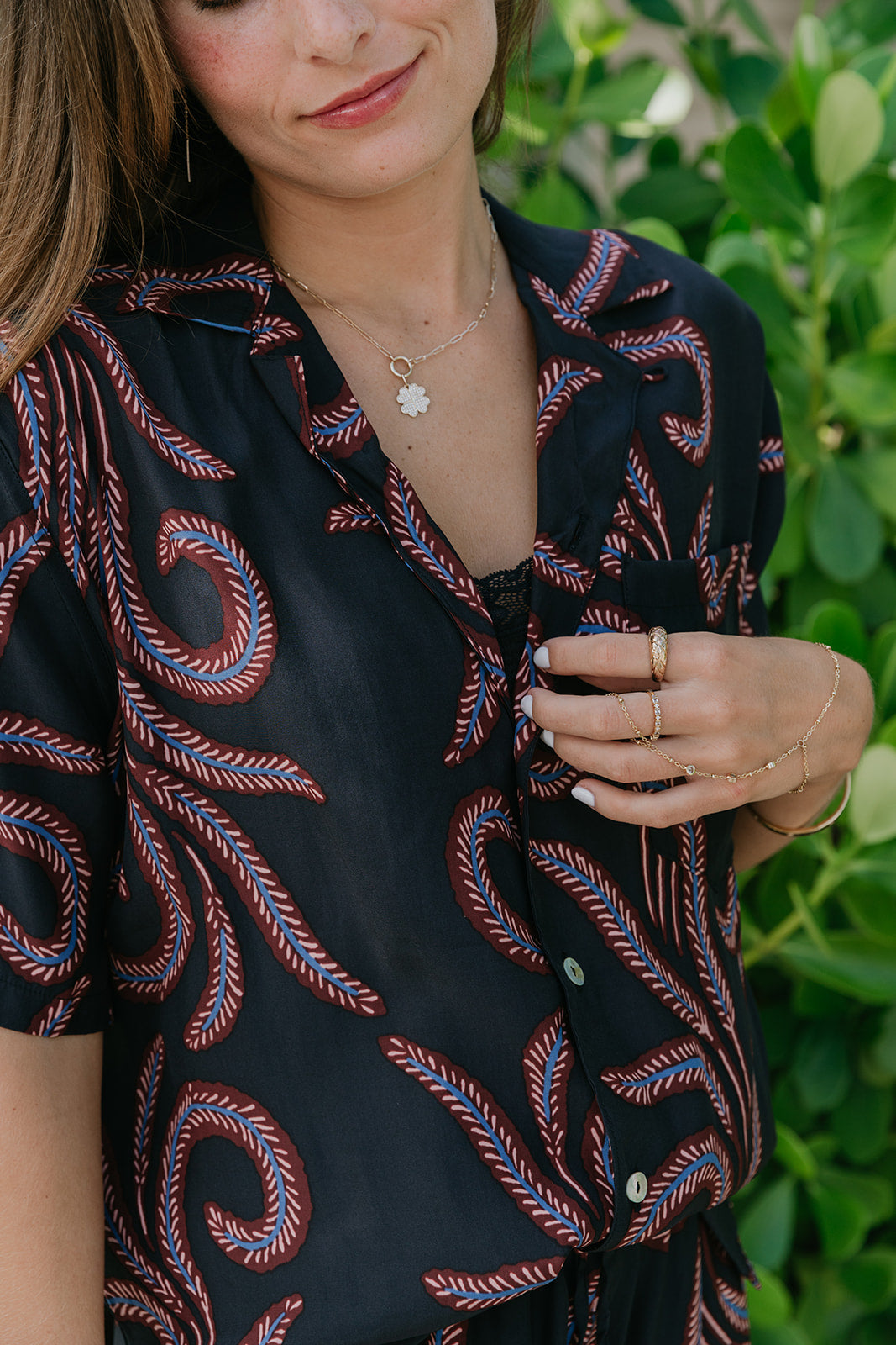 Kevin Short Sleeve Shirt close up