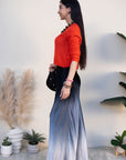 Flossie Ombre Maxi Skirt side view