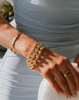 Diana Triple Row Bracelet on model