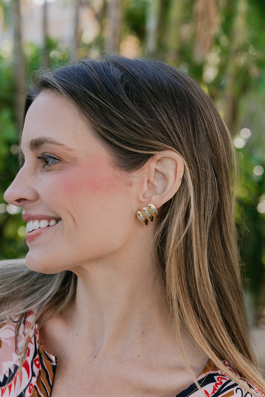 Jennifer Zeuner Doma Earrings on ear