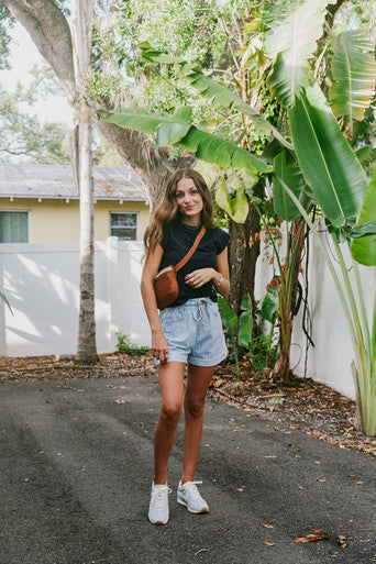 Cancun Short Stripe full body front