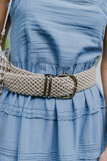 B-Low Belt Alexander Woven Belt on model