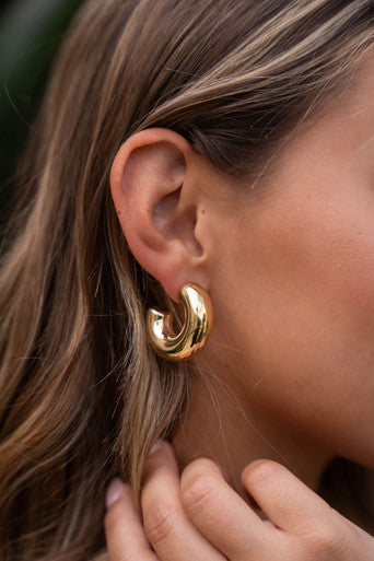 Jurate Richie Hoop Earring on model