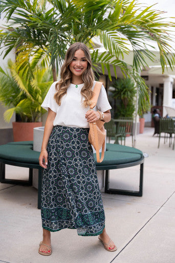 Xirena Yana Print Skirt front