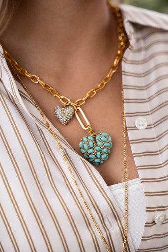 Elizabeth Cole Loveza Necklace on model