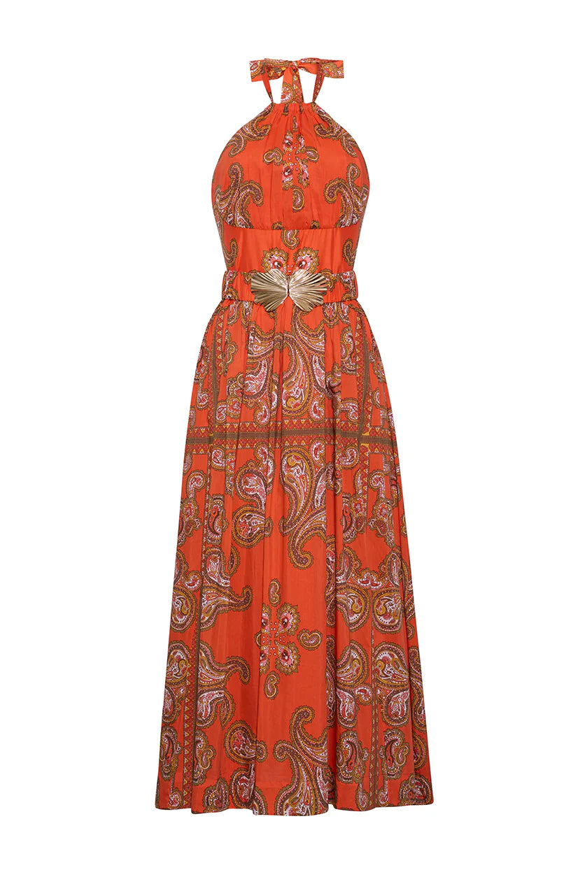 Dena Dress full body front view on white background