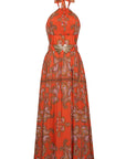 Dena Dress full body front view on white background