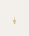 Enchanted Diamond Mushroom Bead Charm