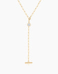 Dottie Lariat Necklace close up 