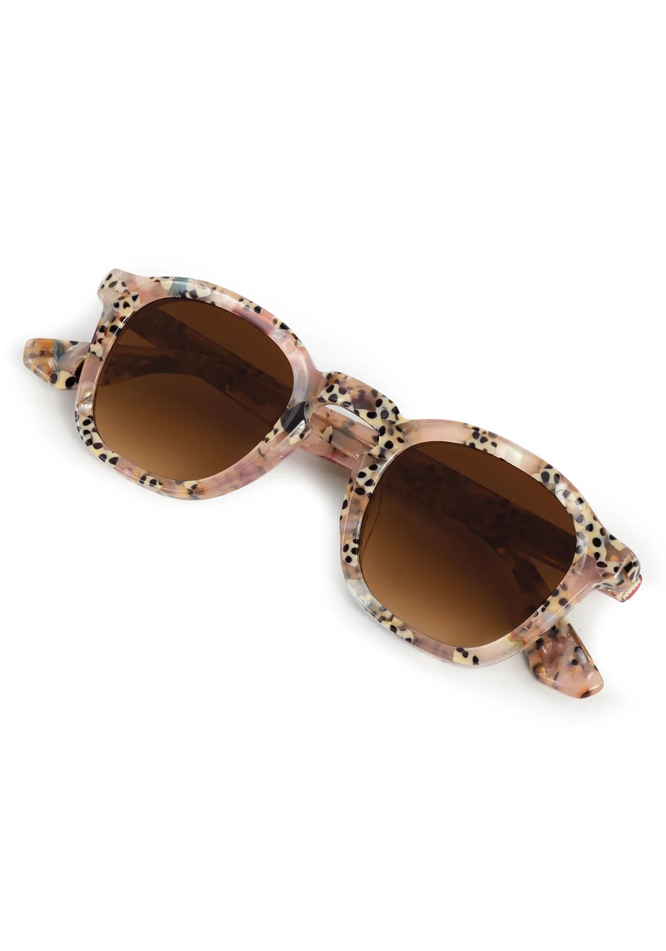 Dylan Pink Poppy Sunglasses folded