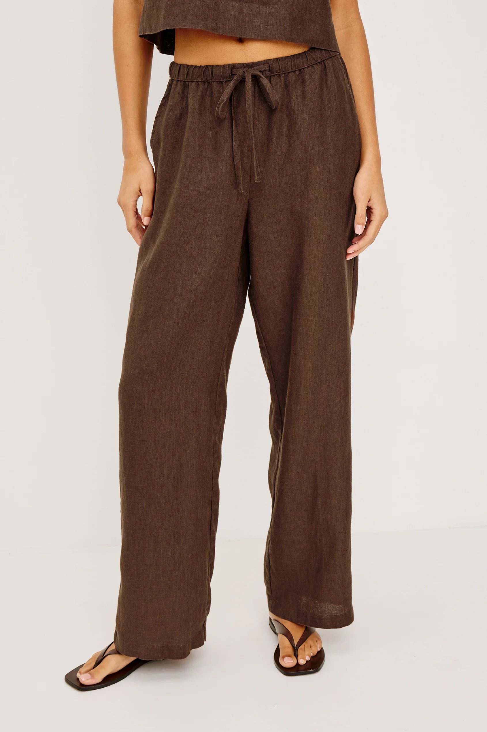 Emmie Pant Espresso front