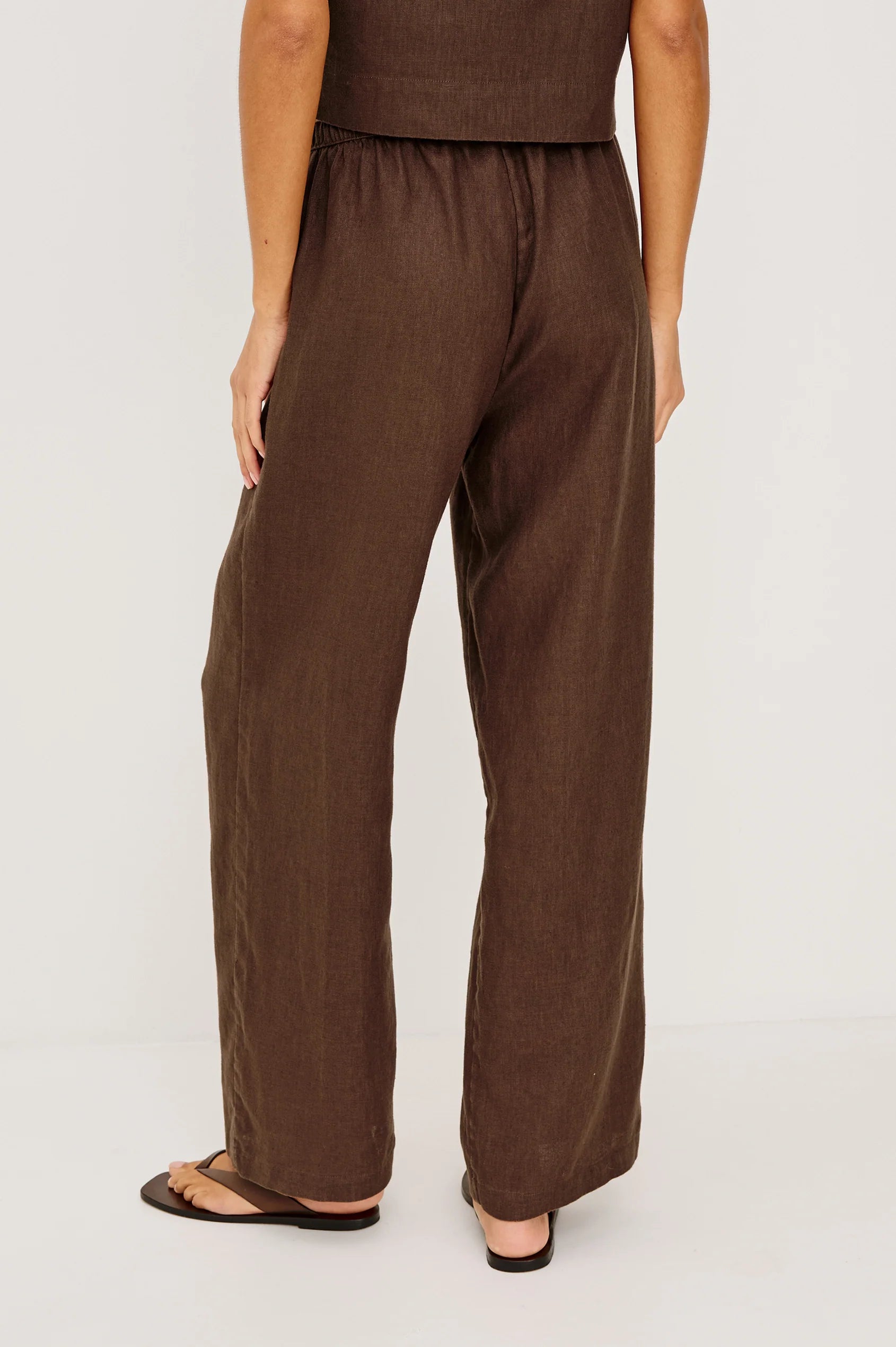 Emmie Pant Espresso back
