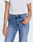 Evie High Rise Slim Boot super close up front