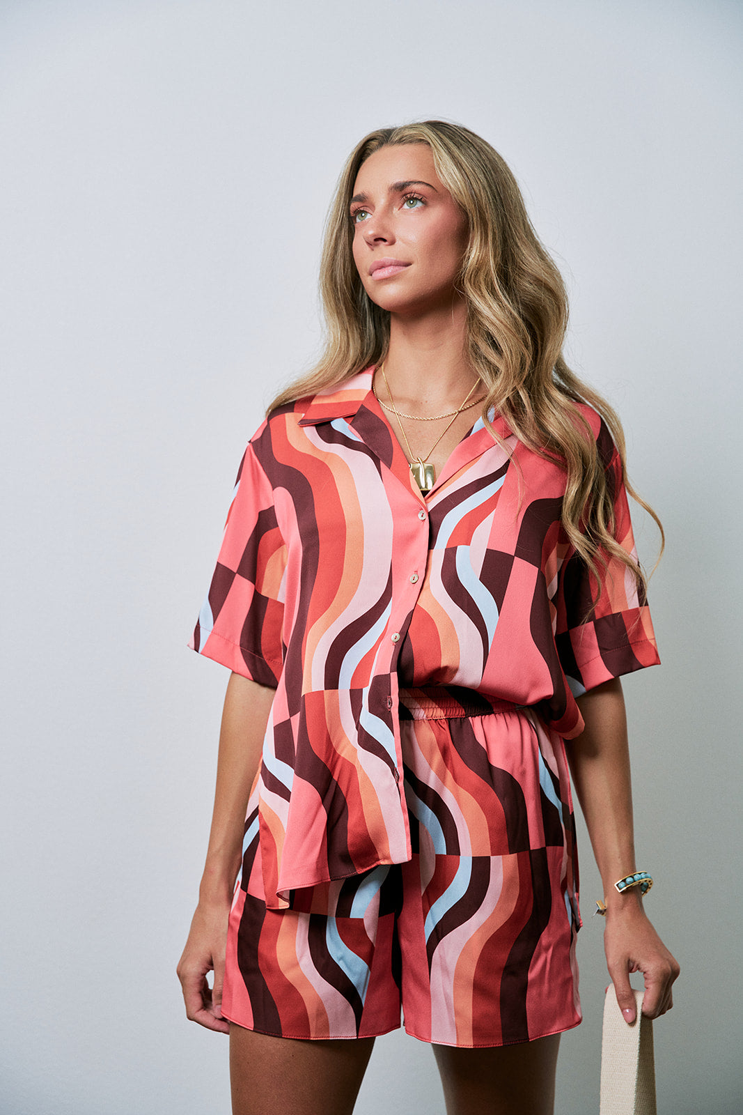 Solange Top and Elam Short close up front