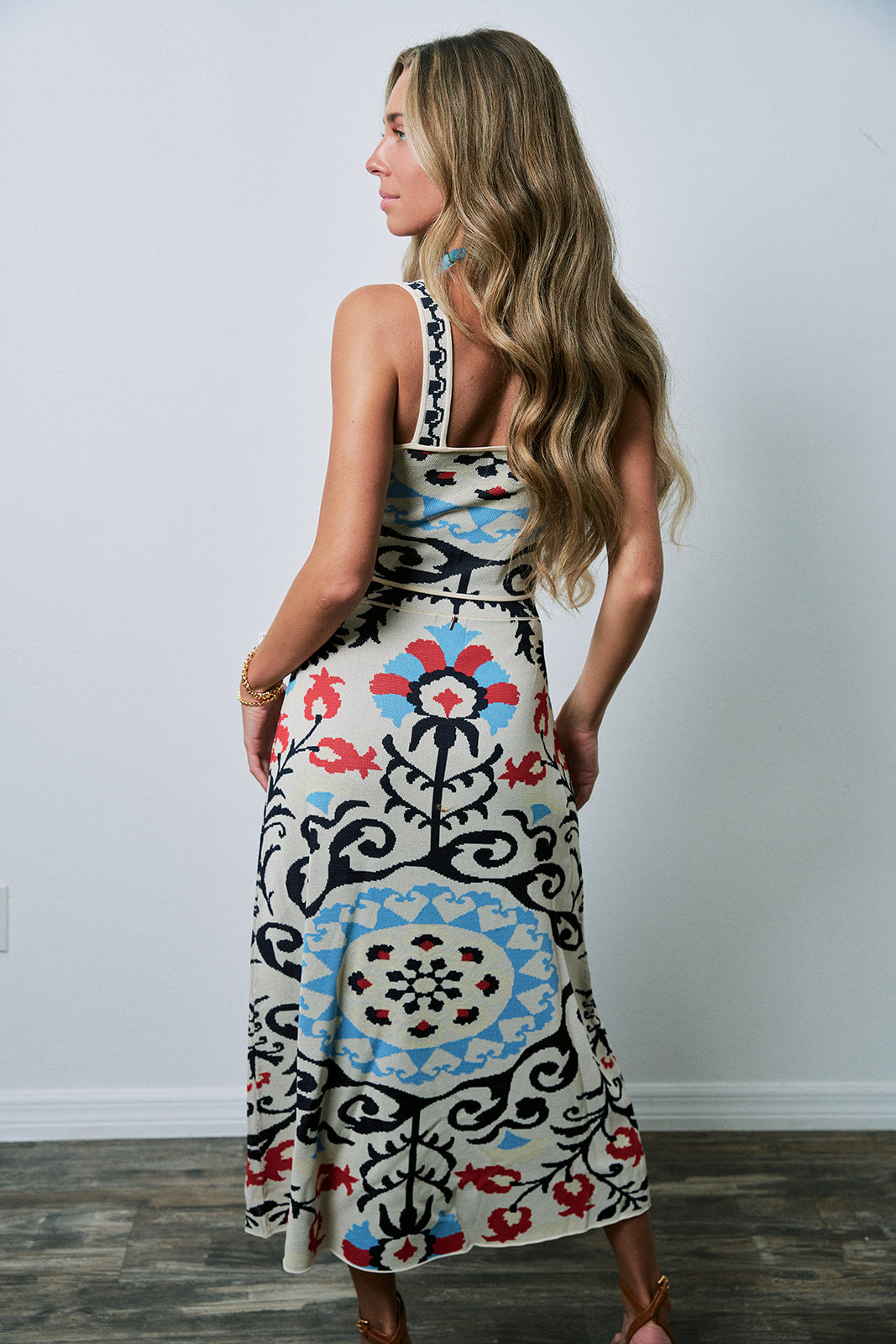 Cora Top and Ocean Skirt full body back