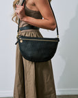 Grande Fanny Black Perforated with brown dress