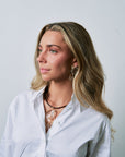 Comporta Earrings with Cova Necklace