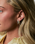 Florence Earrings in Two-Tone