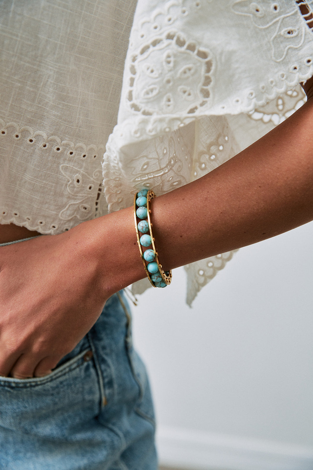 Slider Cuff on model