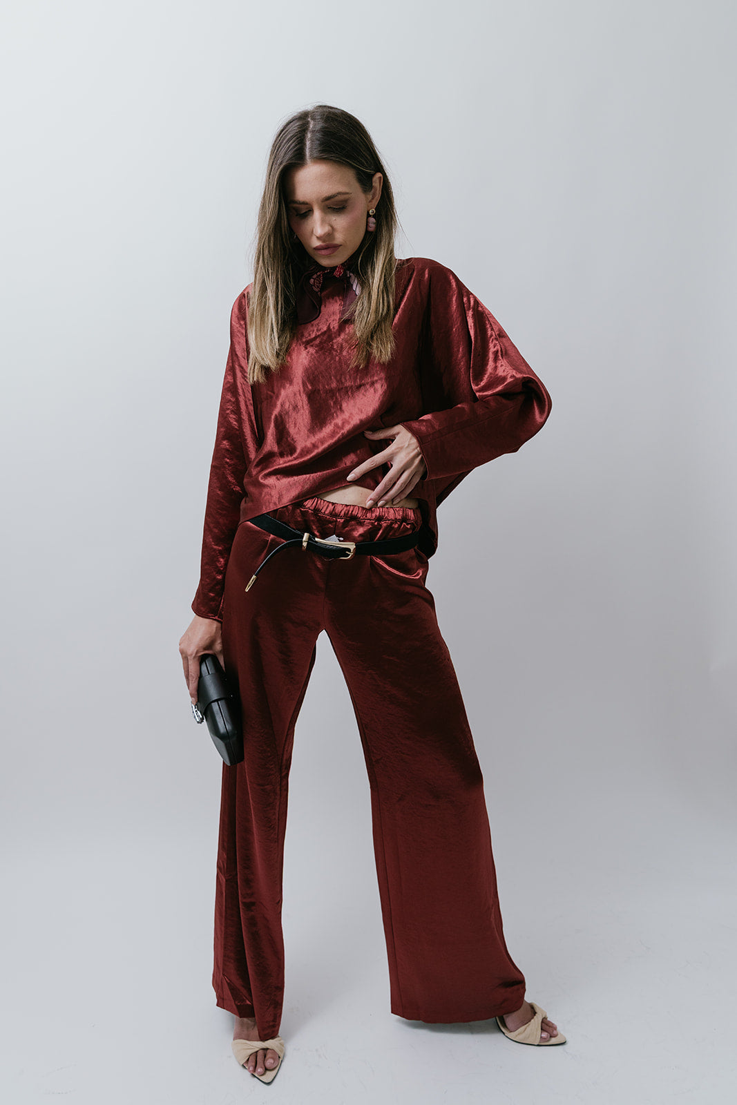 Covey Top front view with matching pant