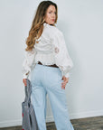 The Rerun Zip Sneak and Yorken Top back