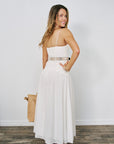 Salerno Corset Dress with The Snake Print Juni Belt back