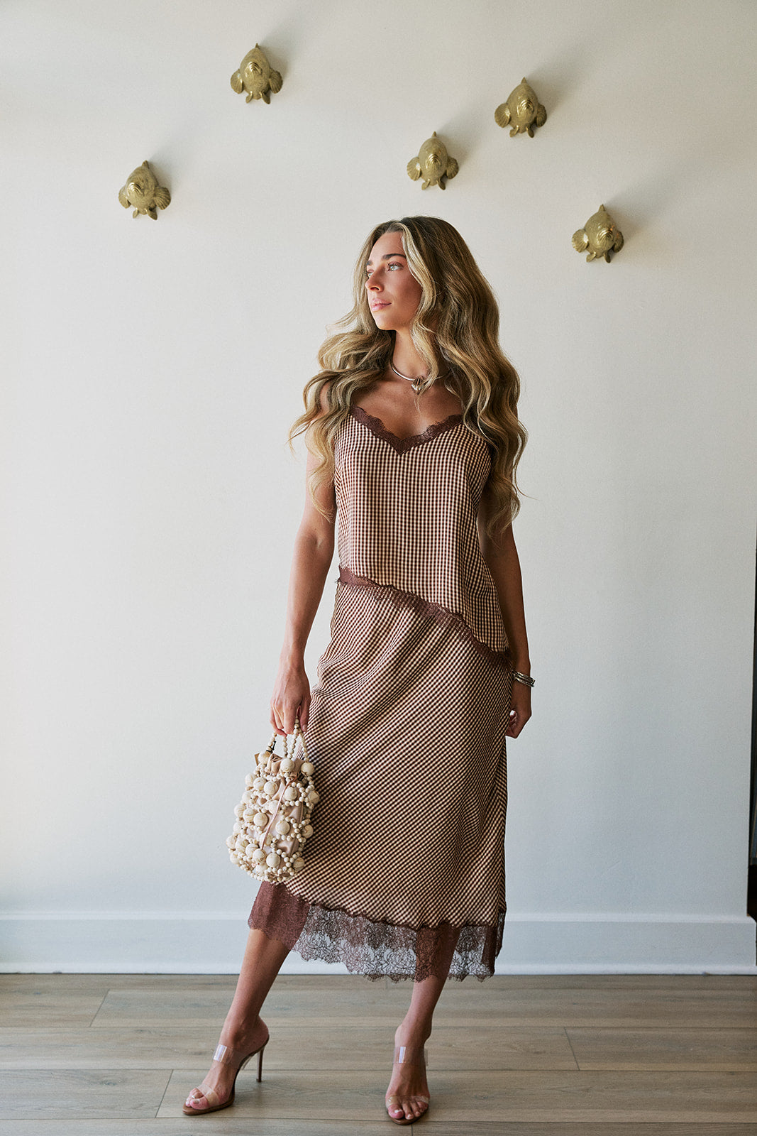 Lizette Cami and Sharon Skirt full body front