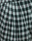 Faye Short extreme close up of gingham pattern
