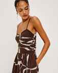 Fisher Dress close up side view