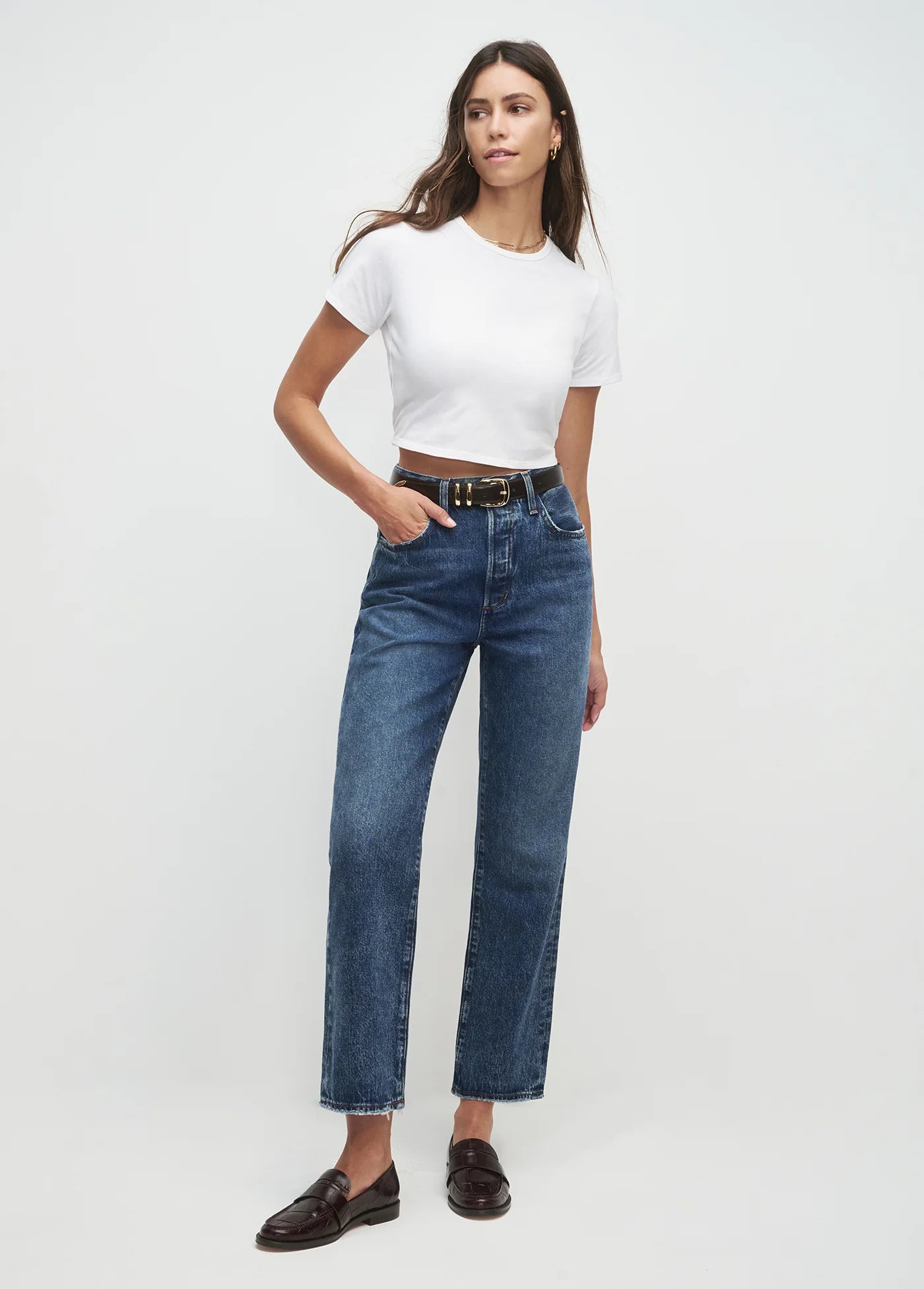 The Laura Crop Top full body front