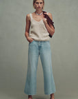 Frida Crop Jean in Whim full body front